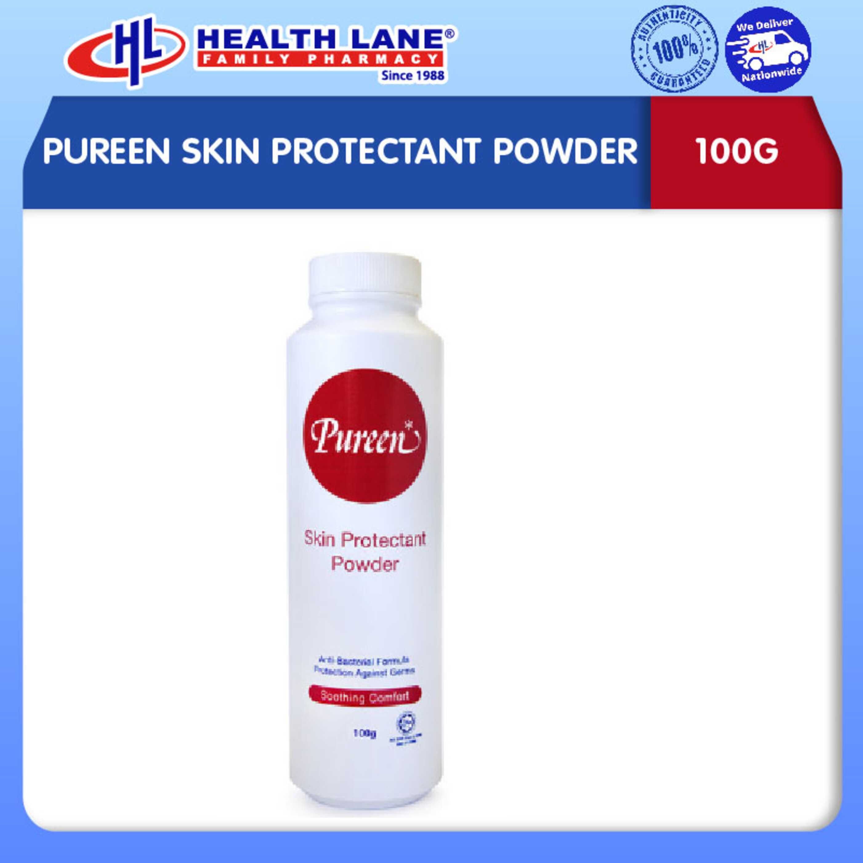 PUREEN KULIT PROTECTANT POWDER 100G